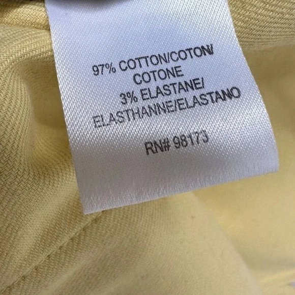 W by Worth Yellow & Beige Reversible Jacket Women’s Size L Large - Picture 7 of 9